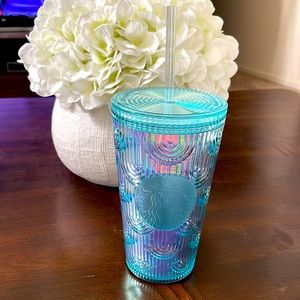 Brand New Starbucks 16oz Mermaid Scale Iridescent Tumbler